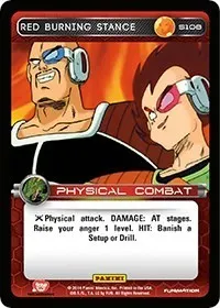 Red Burning Stance (Panini: Set 1)