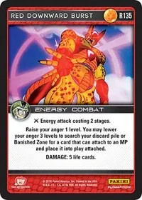 Red Downward Burst (Panini: Perfection)