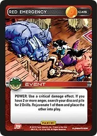 Red Emergency (Panini: Heroes & Villains)