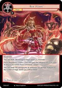 Red Flame (Starter Deck: Tales) — Force of Will Card Value