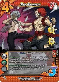 Red Gauntlet (UniVersus: My Hero Academia: Undaunted Raid)
