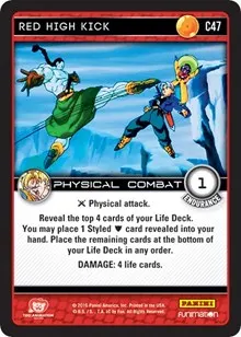 Red High Kick (Panini: Vengeance)