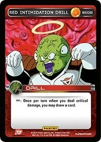 Red Intimidation Drill (Panini: Set 1) — Dragon Ball Z TCG Card Value