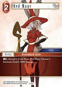 Red Mage Fire (Opus V) — Final Fantasy TCG Card Value