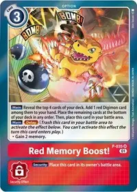 Red Memory Boost (Digimon Promotion Cards)