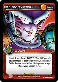 Red Observation (Panini: Set 1)
