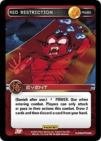 Red Restriction (Panini: Movie Collection)