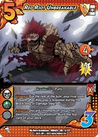 Red Riot Unbreakable (UniVersus: My Hero Academia: Undaunted Raid)