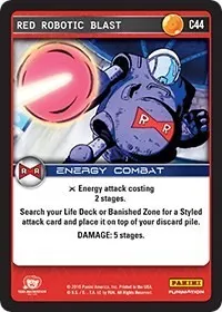 Red Robotic Blast (Panini: Evolution)