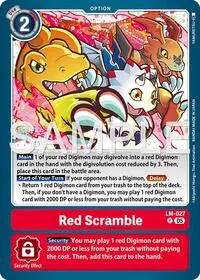 Red Scramble Reprint (Advanced Booster Digimon Generation)