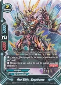 Red Shift Spectrums (Mikado Evolution)