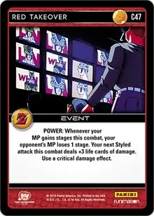 Red Takeover (Panini: Awakening) — Dragon Ball Z TCG Card Value