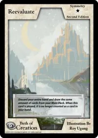 Reevaluate Second Edition (Birth of Creation) — Exodus TCG Card Value