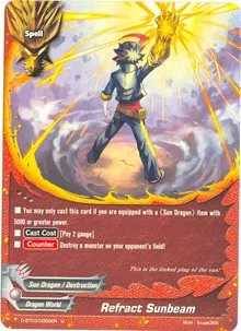 Refract Sunbeam (Annihilate! Great Demonic Dragon!!) — Future Card BuddyFight Card Value