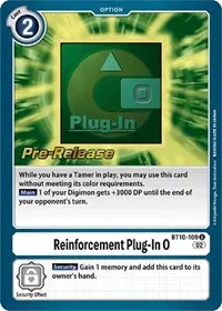Reinforcement Plug In 0 (Xros Encounter Pre-Release Cards)