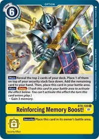 Reinforcing Memory Boost (Double Diamond) — Digimon Card Game Card Value