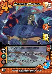 Relentless Barrage (UniVersus: My Hero Academia)