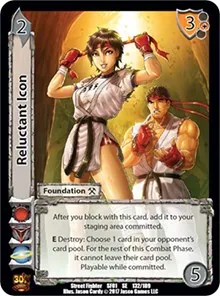 Reluctant Icon (Street Fighter CCG)