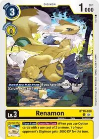 Renamon (Release Special Booster 2.5) — Digimon Card Game Card Value
