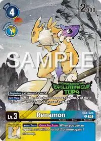 Renamon EX4 024 2024 Evolution Cup Top 4 (Alternative Being Booster)