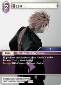 Reno (Opus VIII) — Final Fantasy TCG Card Value