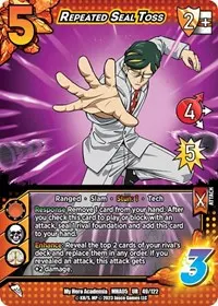 Repeated Seal Toss (UniVersus: My Hero Academia: Undaunted Raid)