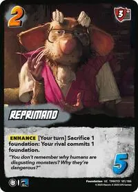 Reprimand (Teenage Mutant Ninja Turtles)