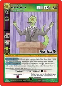 Reptoid Ruler (Nightfall: First Edition Tribal Theme Decks)