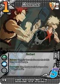 Resistance (UniVersus: My Hero Academia)