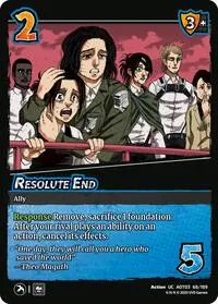 Resolute End (Attack on Titan: Apocalypse)