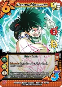 Resolute Rushdown (UniVersus: My Hero Academia: League of Villains)