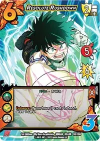 Resolute Rushdown XR (UniVersus: My Hero Academia: League of Villains)