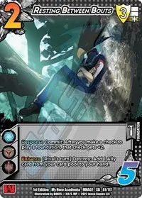 Resting Between Bouts XR (UniVersus: My Hero Academia: Crimson Rampage)