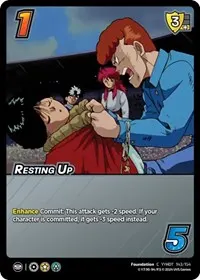 Resting Up (Yu Yu Hakusho: Dark Tournament)