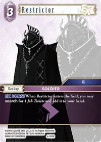 Restrictor EX (Opus IV) — Final Fantasy TCG Card Value
