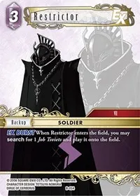 Restrictor EX (Boss Deck: Final Fantasy VII) — Final Fantasy TCG Card Value