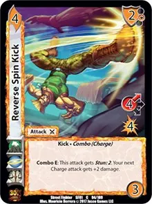 Reverse Spin Kick (Street Fighter CCG)