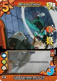 Reverse Throw XR (UniVersus: My Hero Academia)