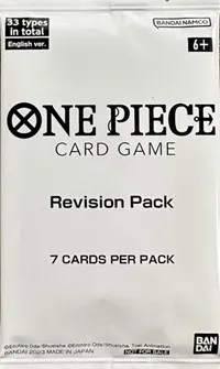 Revision Pack (Paramount War) — One Piece Card Game Card Value