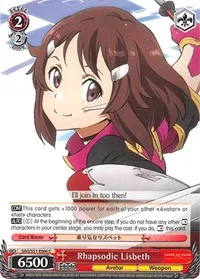 Rhapsodic Lisbeth (Sword Art Online The Movie: -Ordinal Scale-) — Weiss Schwarz Card Value