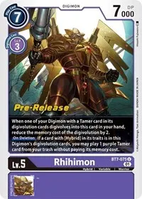 Rhihimon (Next Adventure Pre-Release Cards)