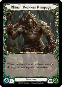Rhinar Reckless Rampage HER001 (Flesh and Blood: Promo Cards)