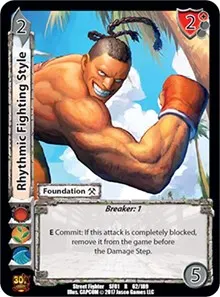 Rhythmic Fighting Style (Street Fighter CCG)