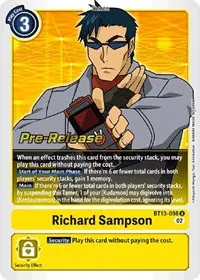 Richard Sampson (Versus Royal Knights Pre-Release Cards)