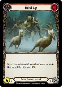 Riled Up Red (Historic Pack 1 Blitz Deck: Rhinar) — Flesh & Blood TCG Card Value
