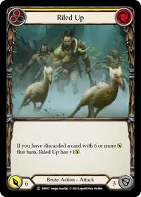 Riled Up Yellow (Historic Pack 1 Blitz Deck: Rhinar)