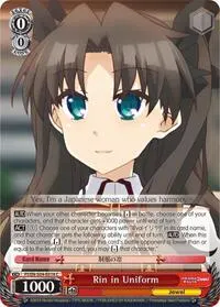 Rin in Uniform (Fate/kaleid liner PRISMA ILLYA DX)