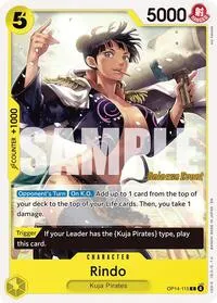 Rindo (The Azure Sea's Seven Release Event Cards)