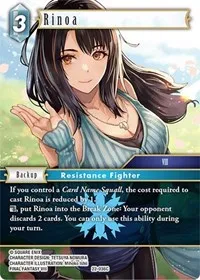 Rinoa (Hidden Hope) — Final Fantasy TCG Card Value