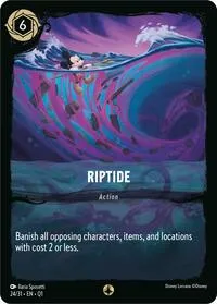 Riptide (Illumineer's Quest: Deep Trouble) — Lorcana TCG Card Value